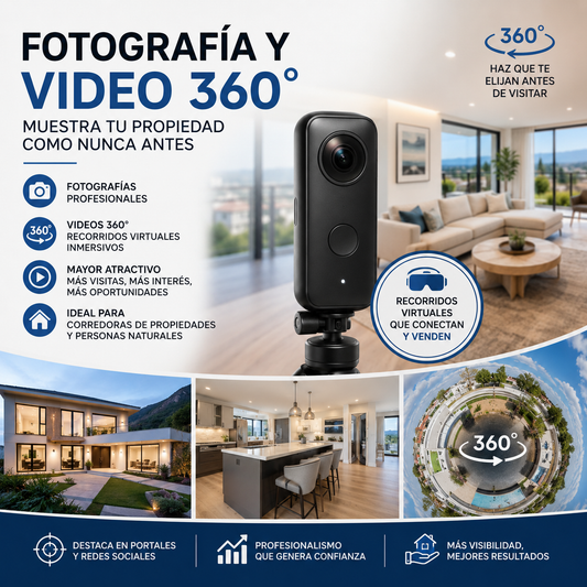 Idea de Negocio $2.000.000: Fotografía y Video en 360° especializada en Corretaje