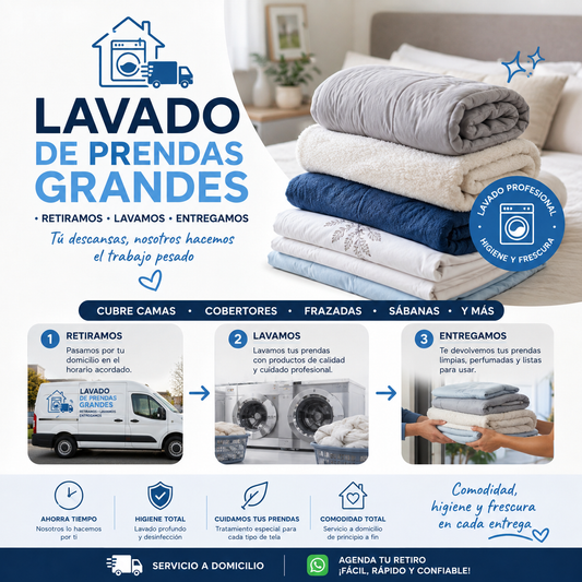 Idea de Negocio $1.000.000: Lavandería especializada en prendas de gran tamaño