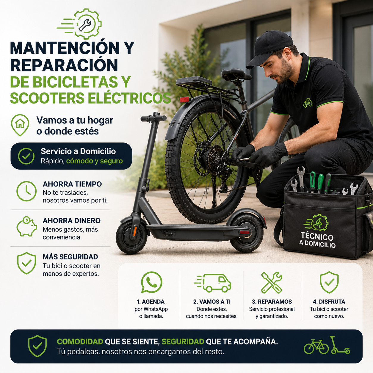 Idea de Negocio $3.000.000: Mantención y Reparación de Bicis y Scooters