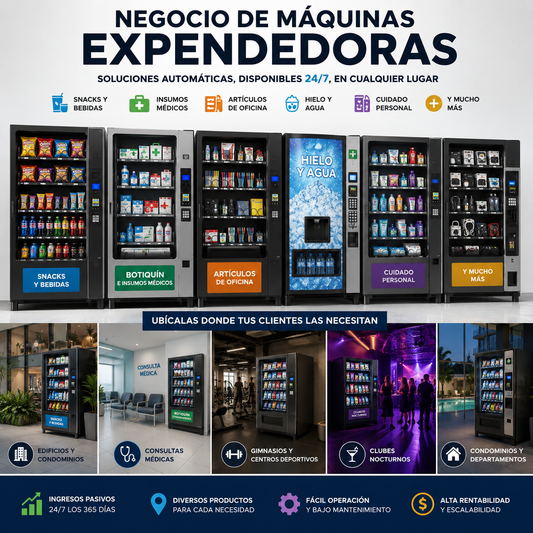 Idea de Negocio $10.000.000: Red de máquinas expendedoras (vending)